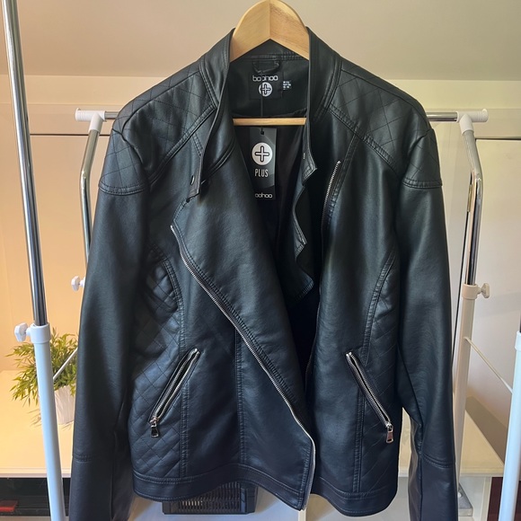biker jacket size 22